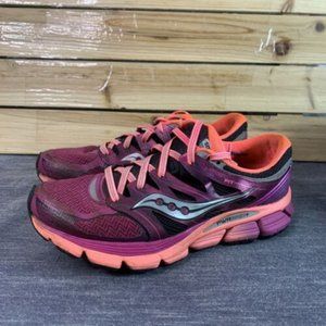 SAUCONY ISO FIT Womens ZEALOT Magenta/Coral Running Shoes size 7.5